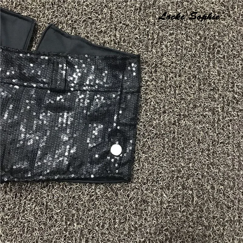 1pcs Low waist Sexy Women's shorts 2021 Summer cotton Sequins Splicing zipper Dance shorts Ladies Skinny super DJ short pants