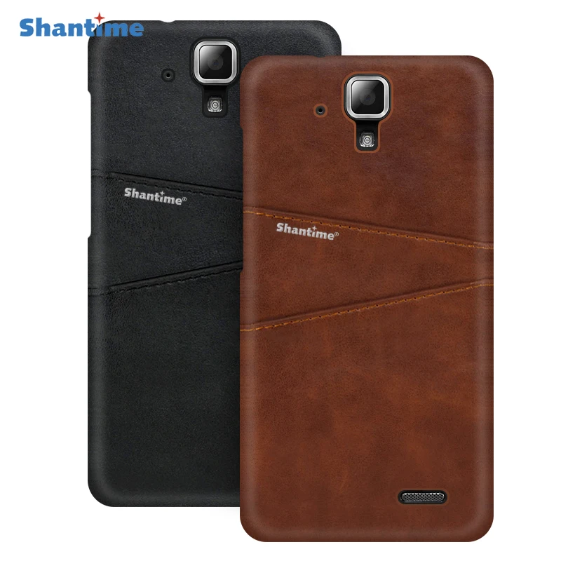 Роскошный винтажный кожаный чехол для телефона lenovo A536 слот карт PU
