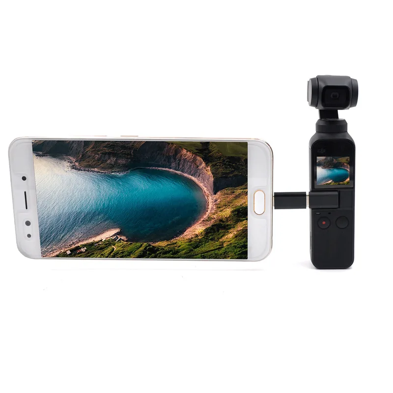New USB Type-C to Micro-USB Converter Adapter For DJI OSMO Pocket Gimbal Accessories | Электроника