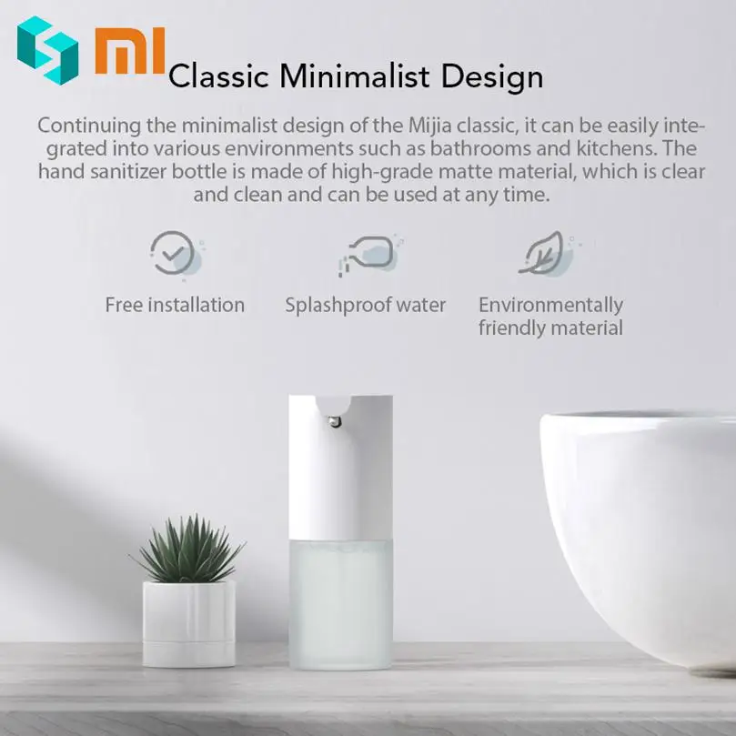 Оригинальный Xiaomi Mijia автоматический индукционный пенообразователь ручная мойка