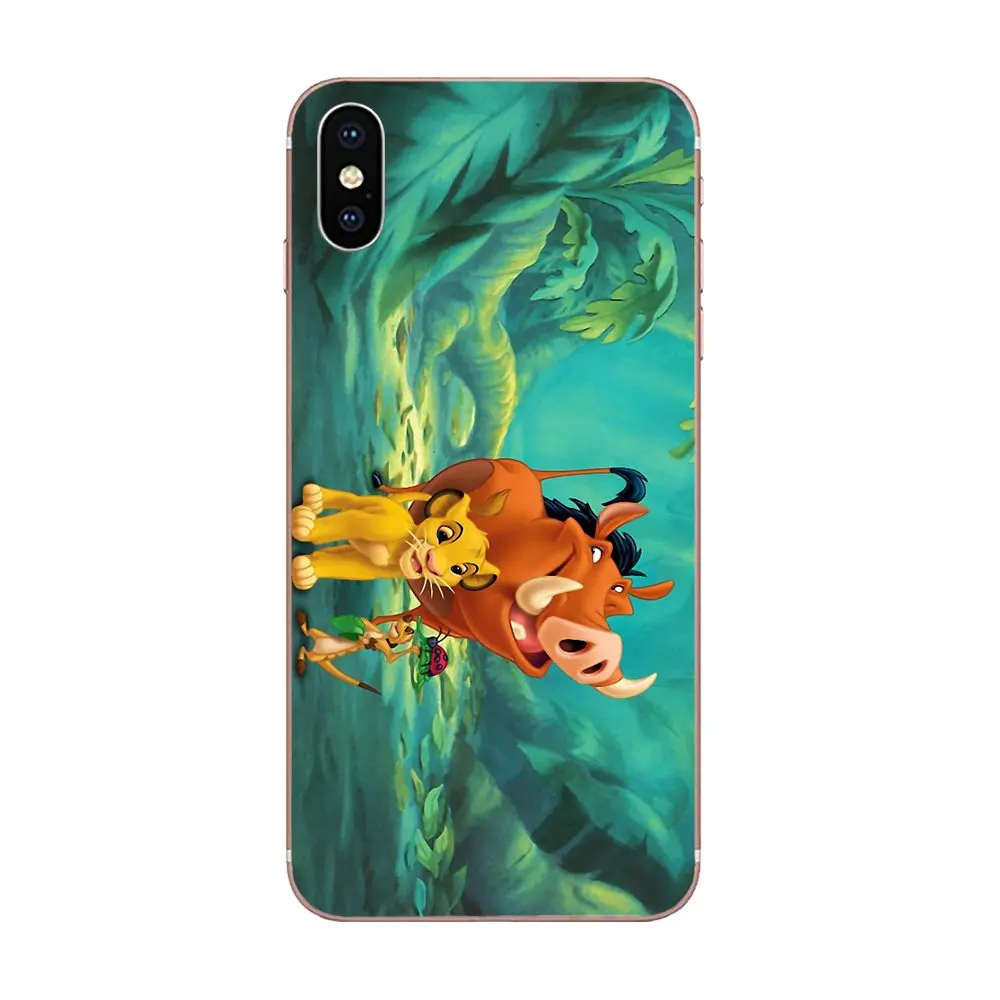Симба Король Лев вдохновил мягкие чехлы для телефонов Чехлы Huawei P7 P8 P9 P10 P20 P30 Lite Mini
