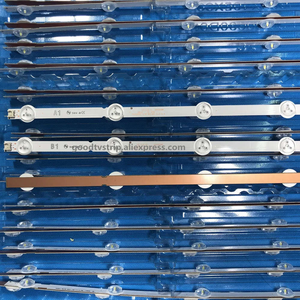 Новый оригинальный комплект одежды из 3 предметов * 7 светодиодный 630 мм Подсветка