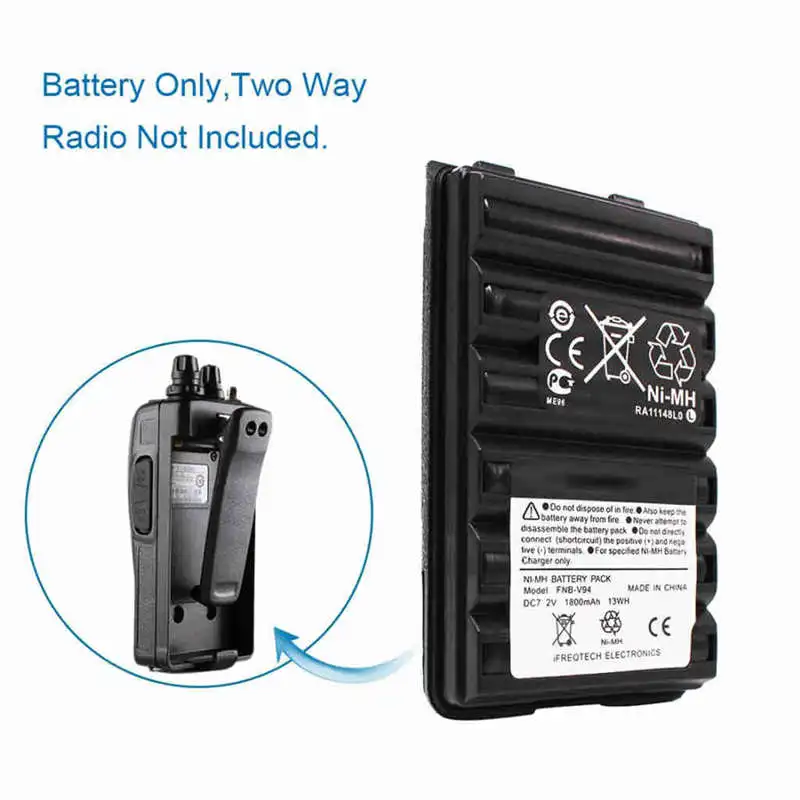 Fnb-V94 Fnb-83 аккумулятор 1800 мАч для Yaesu Vertex Vx210 Vx400 Vx170 Ft-60 | Электроника