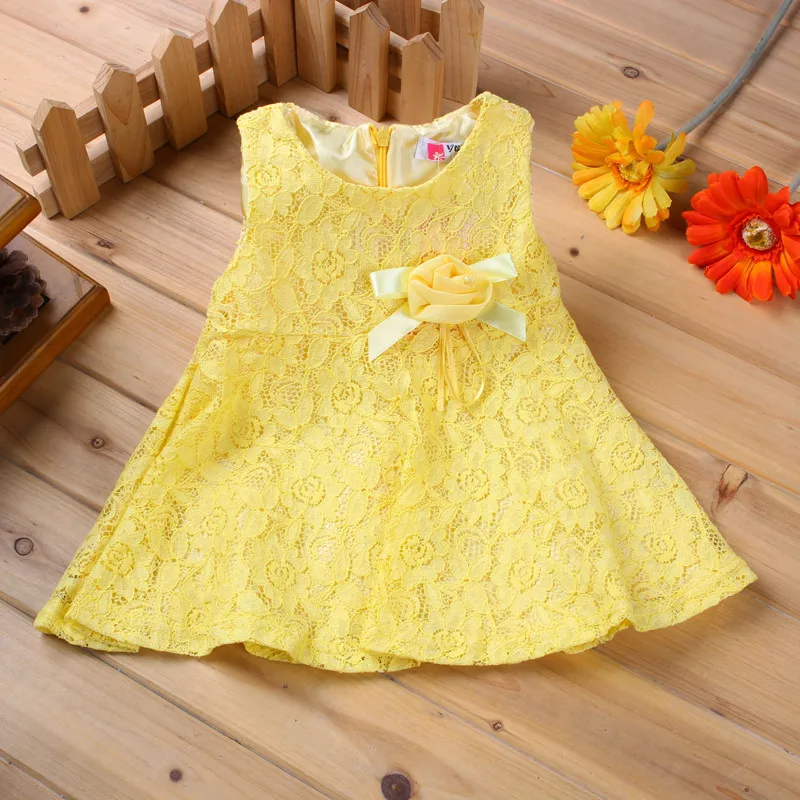 Красные летние платья для девочек принцесс с цветами новорожденных вечерние