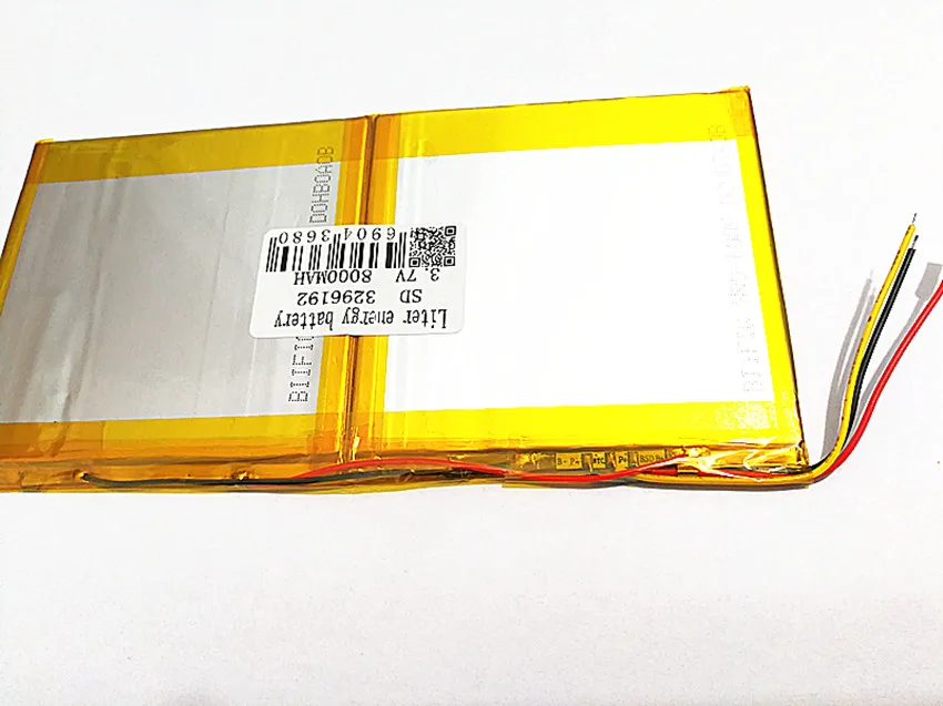 3 7 V 8000mAh для X98 air P98 3G v99i Tablet PC Battery wire Perfect 3296192|3.7v 8000mah|tablet battery wire3 |