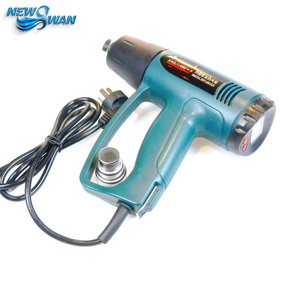 Электрический тепловой пистолет с европейской вилкой ЖК дисплеем