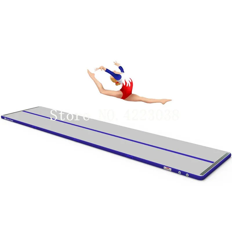 Дешево Бесплатная доставка 11*1*0,2 м надувной воздушный трек гимнастика надувные коврики с электрический воздушный насос для дома