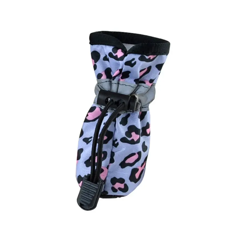 Водонепроницаемая обувь для домашних животных 5 цветов 4 шт./компл. зимняя теплая