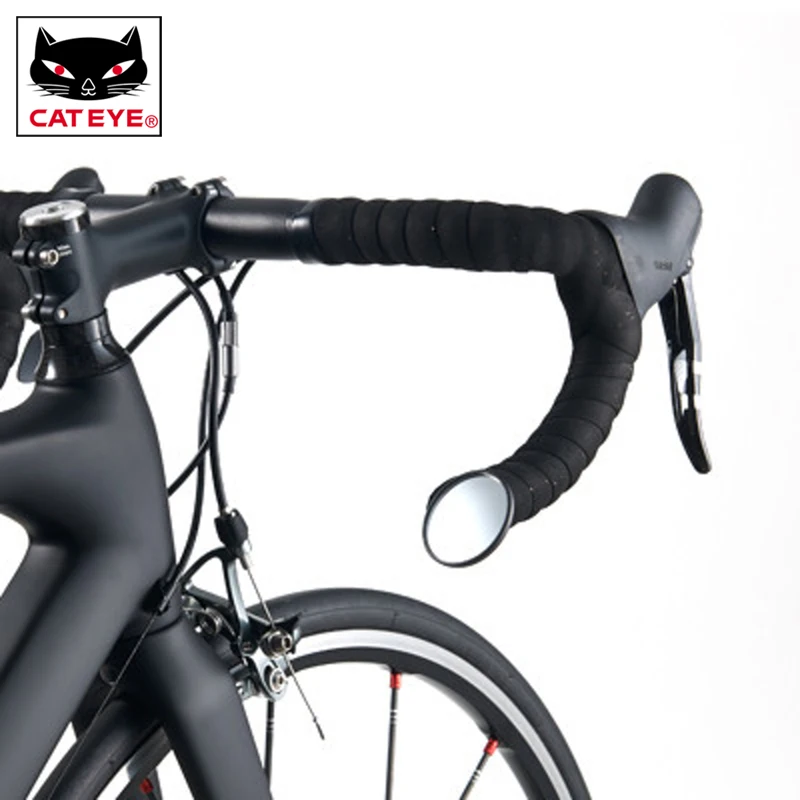 

CATEYE Bicycle Mirrors Cycling MTB Road Handlebar Bike Rearview Mirror Flexible Adjustable Safe Mirror Bicycle Accessories Glass