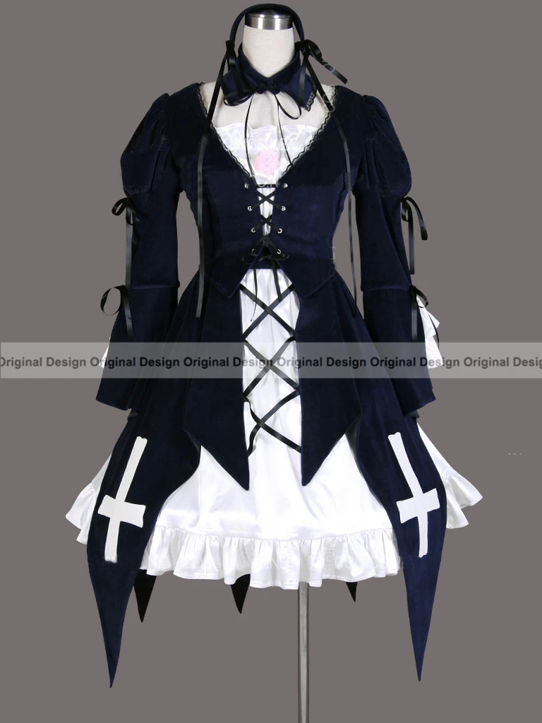 Design 13 Rozen Maiden Джейд Стерн шинку Souseiseki Готическая группа костюмы персонажей аниме одежда косплей костюм, индивидуальные принимаются - Цвет: Design 13