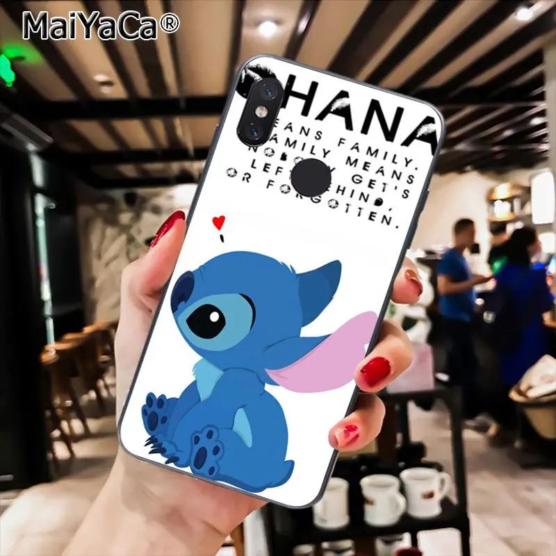 MaiYaCa милый мультфильм, Стич чехол для телефона для Xiaomi Redmi8 4X 6A S2 7A 5A Redmi 5 5Plus Note5 7 Note8pro