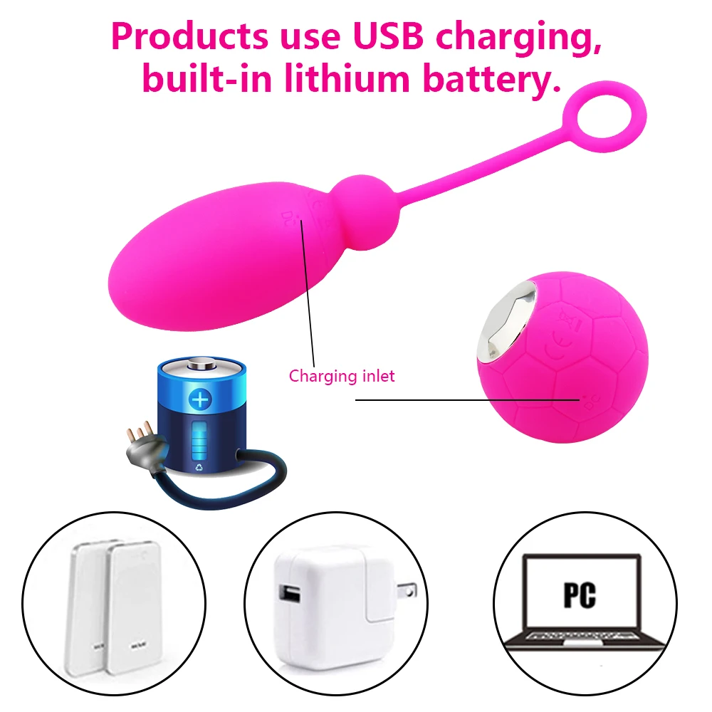 USB пульт дистанционного управления с перезарядкой Любовь Яйцо вибратор взрослые