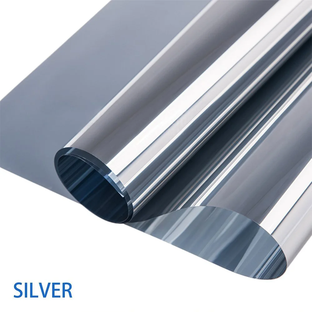 16 см x 500 Silver &amp silver зеркальные Светоотражающие фильм окна Солнечный Оттенок тепла