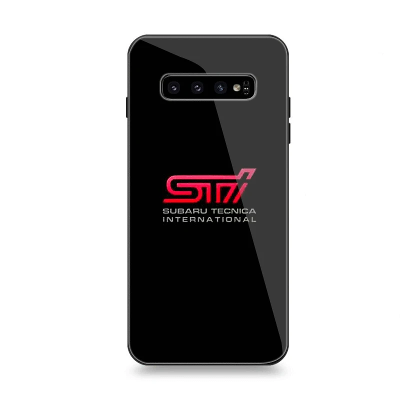 Мобильный чехол для телефона для samsung A10 A20 A30 A40 A50 A60 A70 S7 край S8 Plus Note 8 9 S10 крышка элегантный чехол автомобиля Subaru с логотипом Sti оболочки