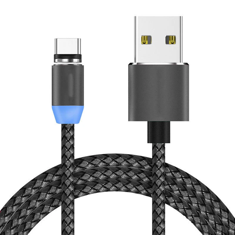 Магнитный кабель Micro Usb Type C адаптер для быстрой зарядки телефона Microusb магнитное