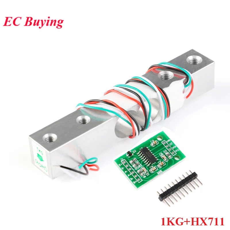 Цифровой датчик веса ячейки нагрузки 1 кг + HX711 s Ad модуль для Arduino 5 10 20 кг|Датчики| |