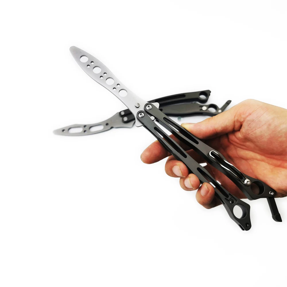 Spyderco бабочка тренировочный нож складное лезвие самообороны не Заостренный