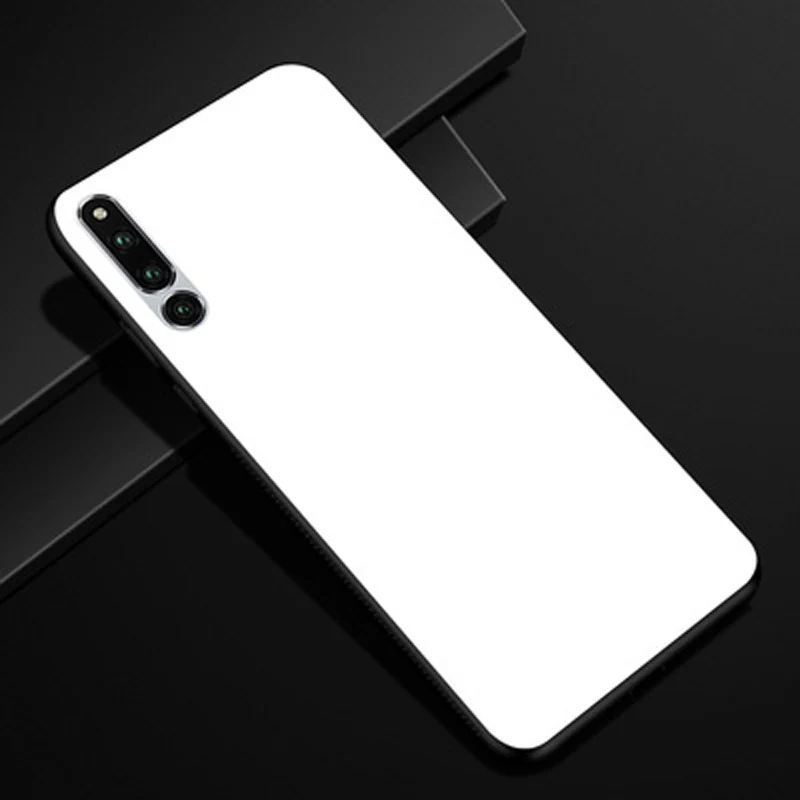 Для Huawei Honor Magic 2 Чехол градиентное закаленное стекло + чехол с мягкими краями для
