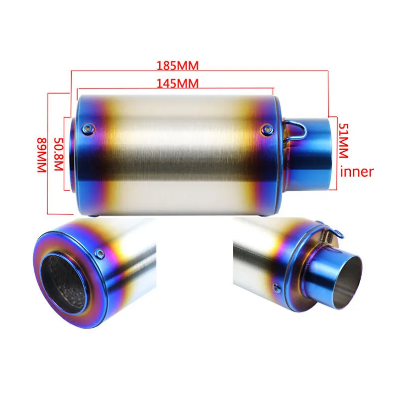Регулируемый Глушитель для уличных скутеров мотокроссов мото AK148|motorcycle exhaust