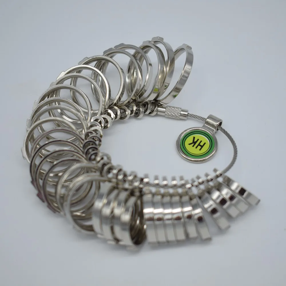 Новинка 2017 размер кольца r пальца мерная палка металлическое кольцо оправка HK