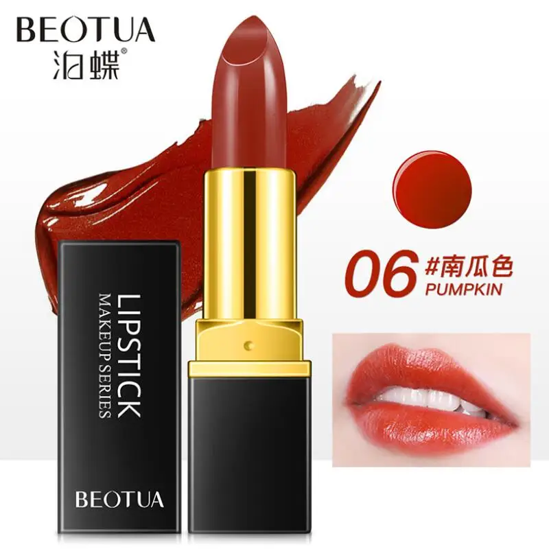 10 Colors Lipstick Make up Moisturizing Lip Stick Cosmetics Long Lasting No Bleaching Color Interpretation |