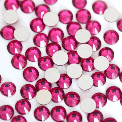 PurpleRed ZOTOONE горячей фиксации Стразы сшиты стекло для Одежда ручной работы плоской задней горный хрусталь аппликации стикеры на Свадебные платья C - Цвет: PurpleRed