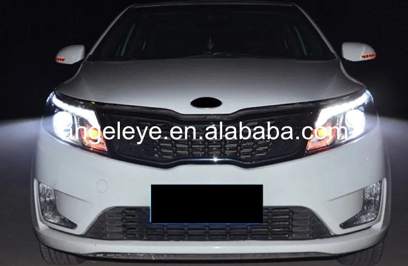 2011-2013 год для KIA RIO K2 фары светодиодный передние фары SYMS