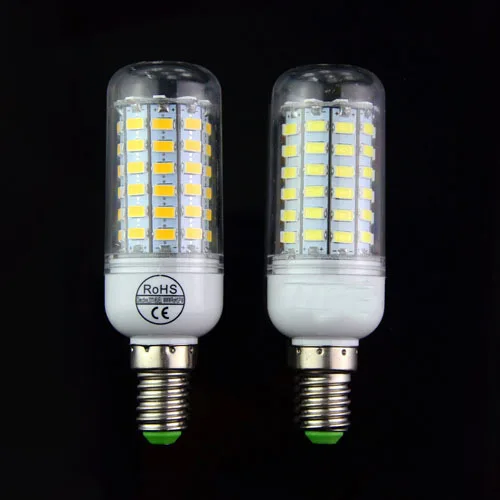 E14 5730SMD 81LED Smart Bulbs Power AC220V LED Corn lamp refletor Chandelier Candle Spotlights Bulbs&amptubes Lighting10pcs | Лампы и