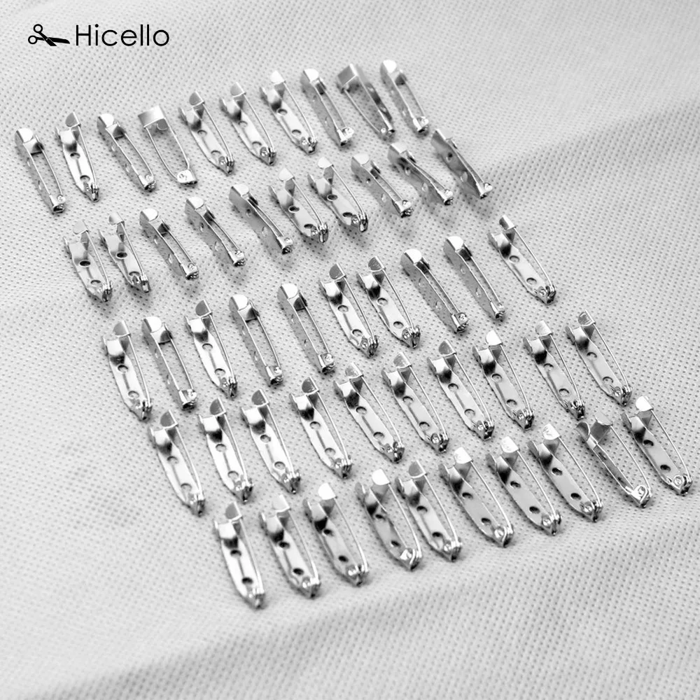 Защитная брошь Hicello железный тон 50 шт./пакет булавка на спинку фурнитура для