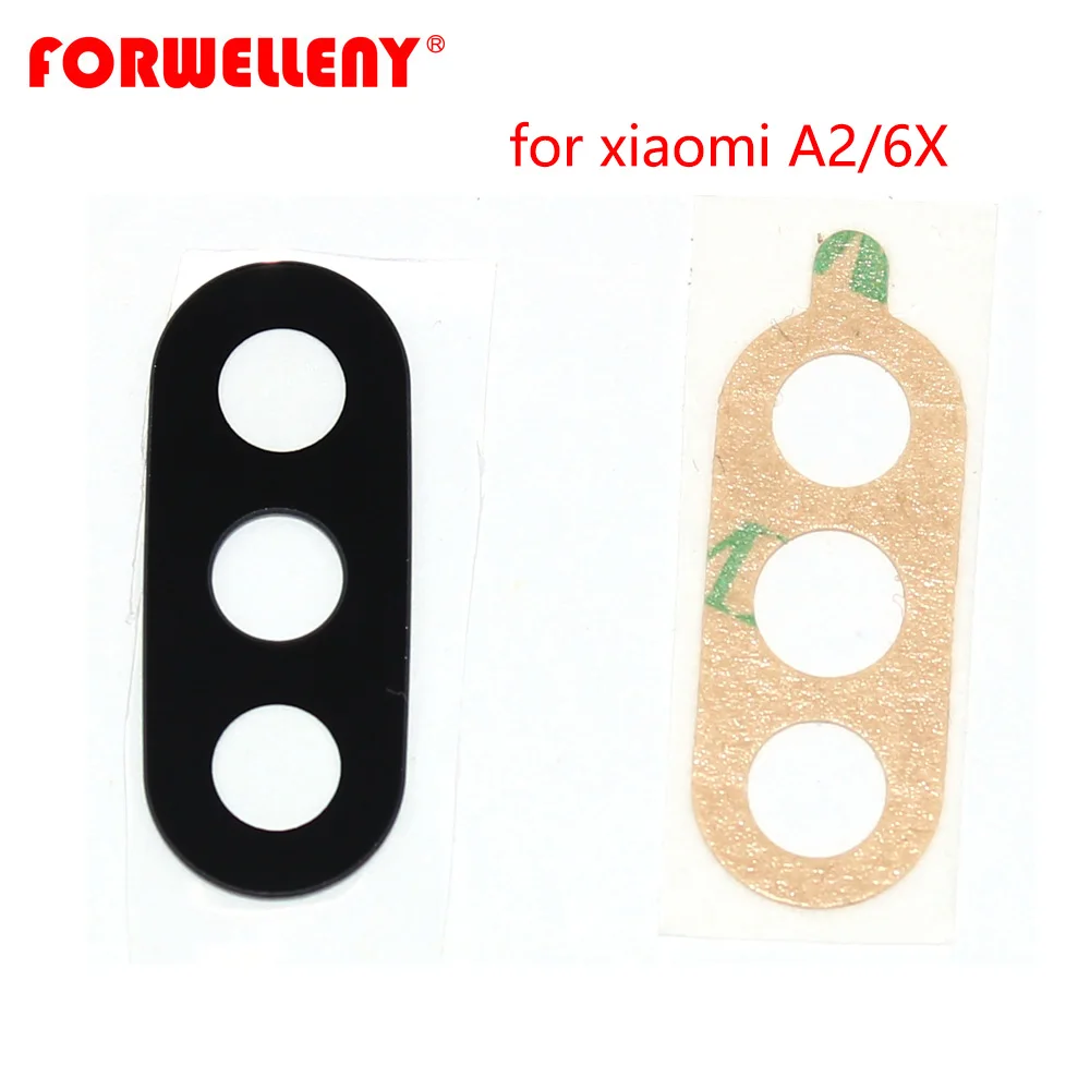 For xiaomi A2 6X Back Rear BIG Camera Lens Glass Cover With Adhesive Replacement part | Мобильные телефоны и аксессуары
