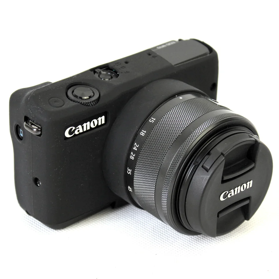 Мягкий силиконовый резиновый защитный корпус для камеры чехол Canon EOS M10 Сумка