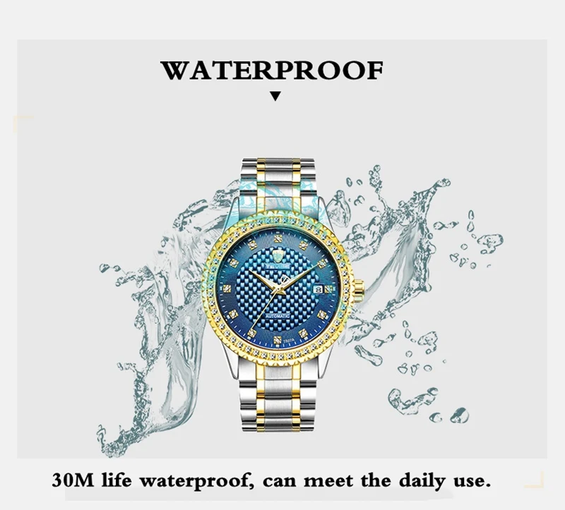 Tevise новый творческий мужские часы автоматические механические наручные алмаз