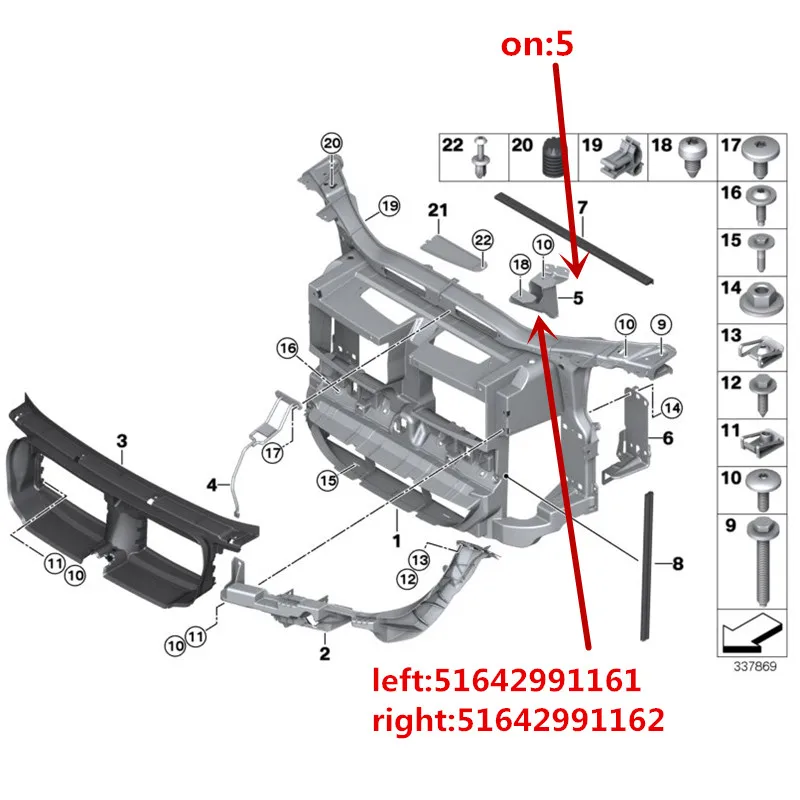 

Car Engine cover lock trim 2009-2015b mw18 20 28 35i X3 X1 Front cover lock block cover Lock hook decorative panel Locking plate