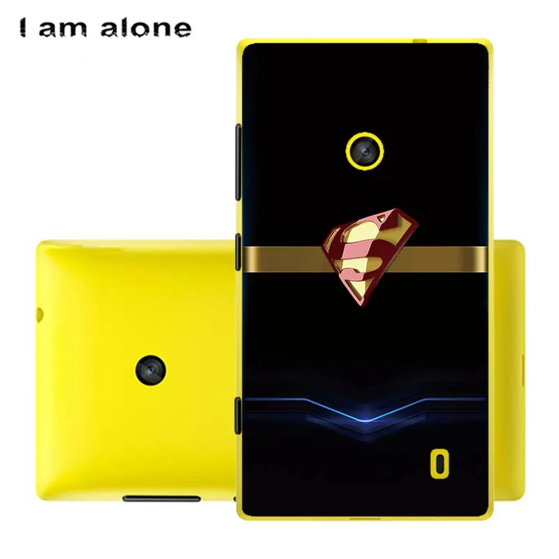 Чехлы для телефонов I am alone для microsoft Nokia Lumia 520 4,0 дюйма, мягкий ТПУ мобильный Модный Цветной чехол для Nokia 520