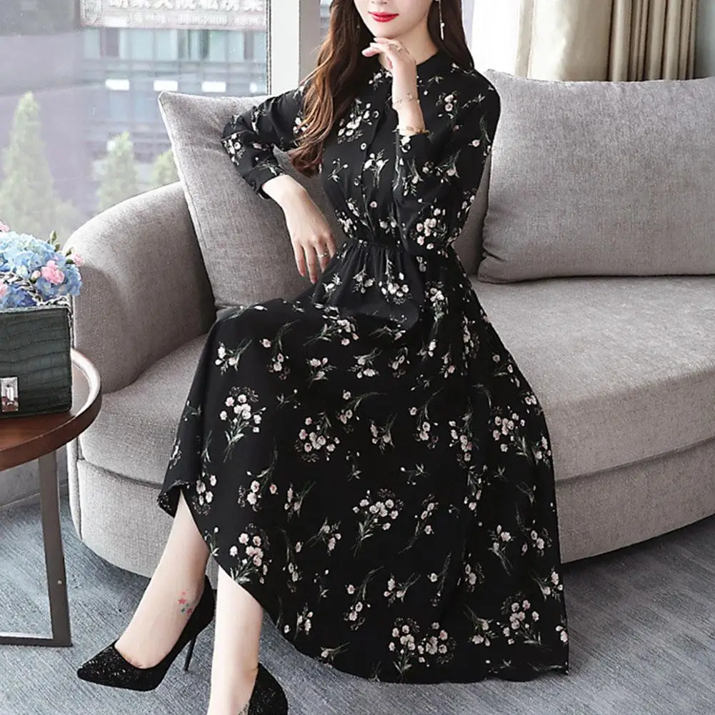 Женское шифоновое платье для отдыха Yfashion Элегантное повседневное большого