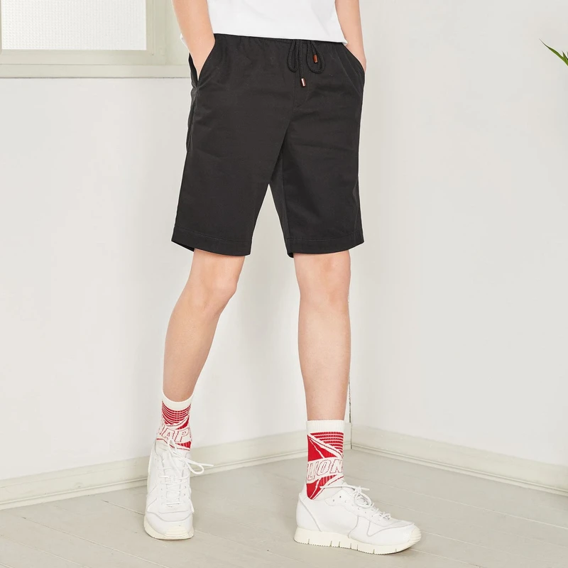 Мужские джинсовые шорты SEMIR однотонные повседневные пляжные размера плюс