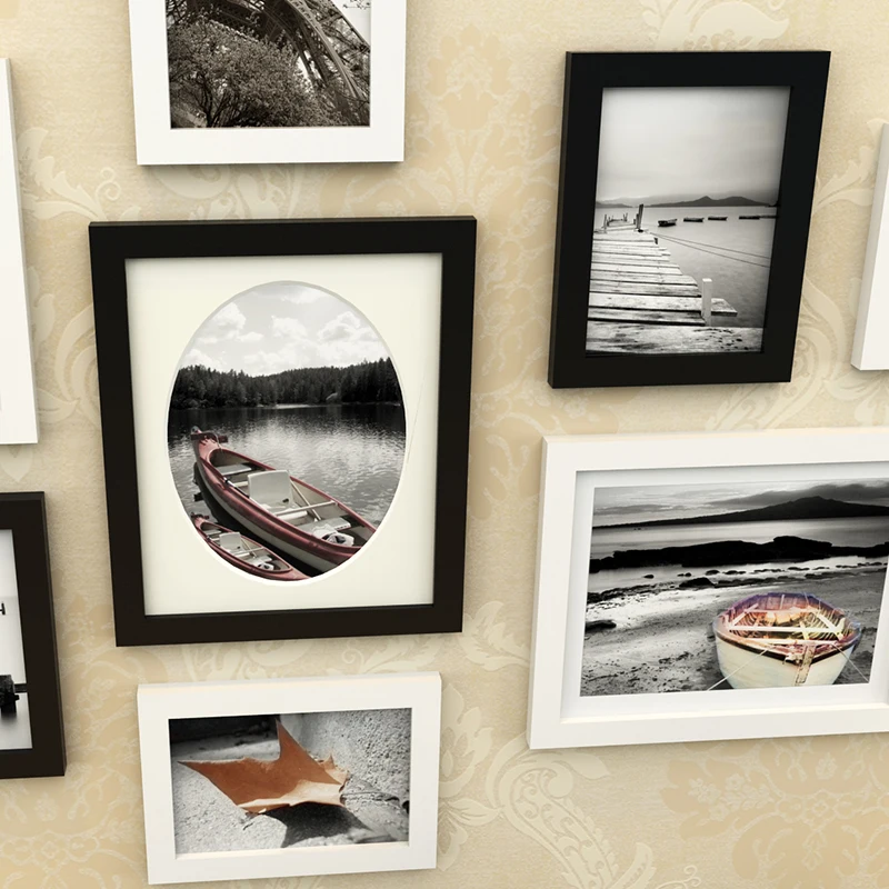 Классические деревянные рамки для фотографий 11 шт. детская фоторамка на стену