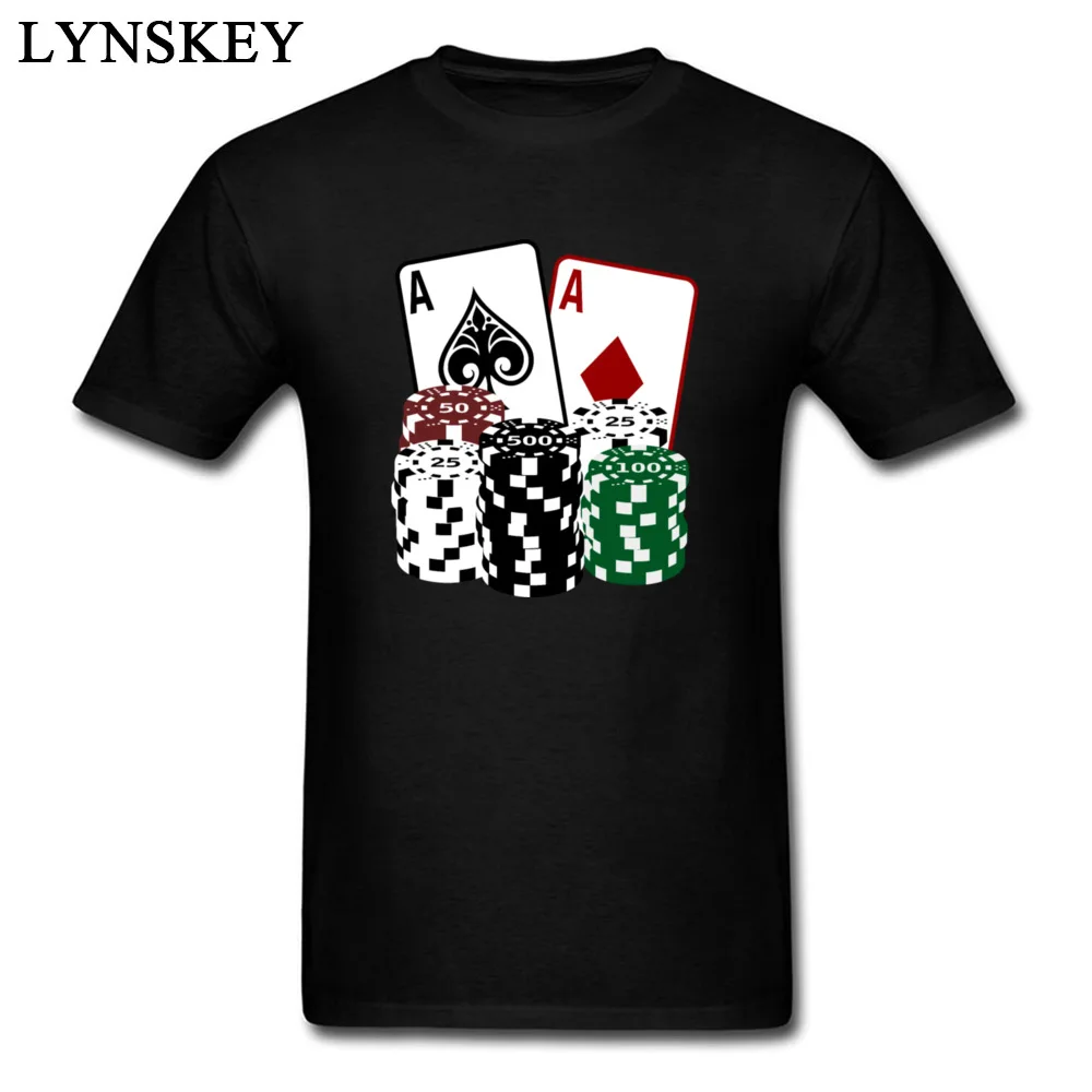 Футболка мужская хлопковая с принтом игральных карт и чипов|designer tshirt|cotton tshirtmen