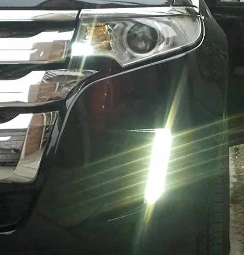

Hottest Selling 2x White+yellow LED Daytime Running Day Fog Light DRL Turn Signal for Ford Edge 2012-2014 Led Drl Fog Light