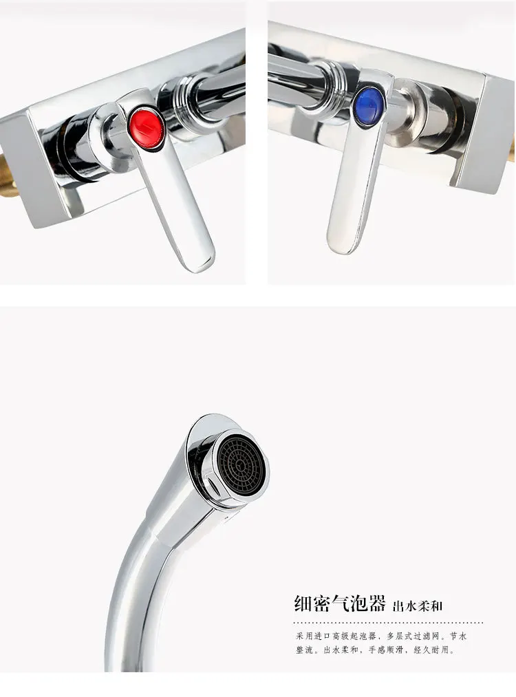 Бесплатная доставка двойной кран для кухонной раковины с полированной