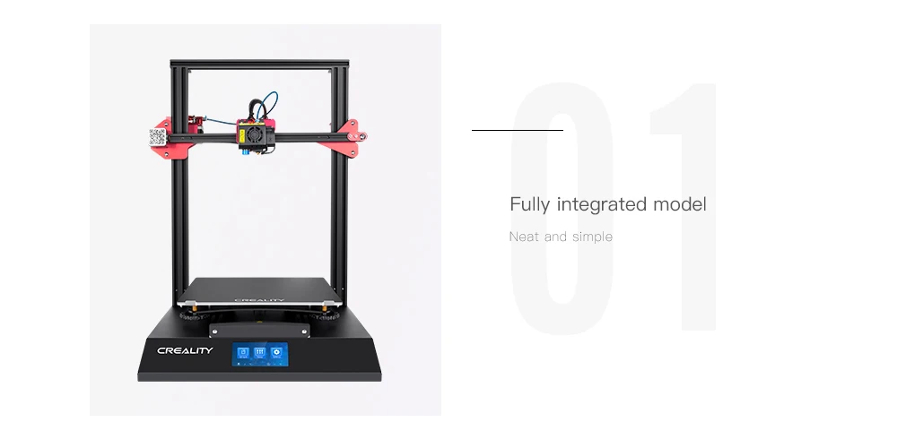 CREALITY 3D CR-10S Pro датчик автоматического выравнивания принтер 4,3 дюймов сенсорный ЖК-дисплей Печать накаливания обнаружения Funtion MeanWell power