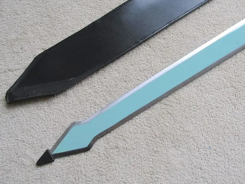 S0075 аниме меч арт онлайн KAZUTO KIRIGAYA KIRITO'S DARK REPULSER GREEN 44&quot|dark repulser|kirito sword dark repulsersword art