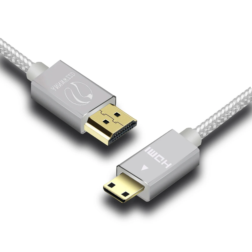 ANNNWZZD HDMI к Mini HDMI кабель для передачи данных V1.4 позолоченный штекер 3D 1080 P передачи видеосигнала для подставки для мобильных телефонов и планшетов D
