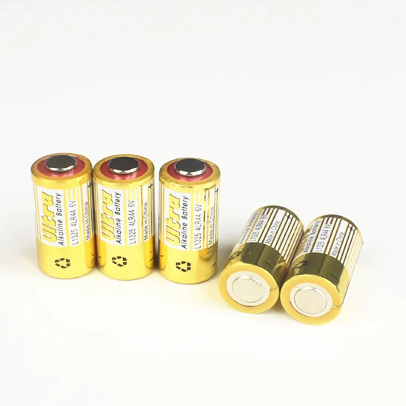 

2pcs/lot 4LR44 476A L1325 6V Dry Alkaline Battery Cells Car Remote Watch Toys Calculator High Capacity