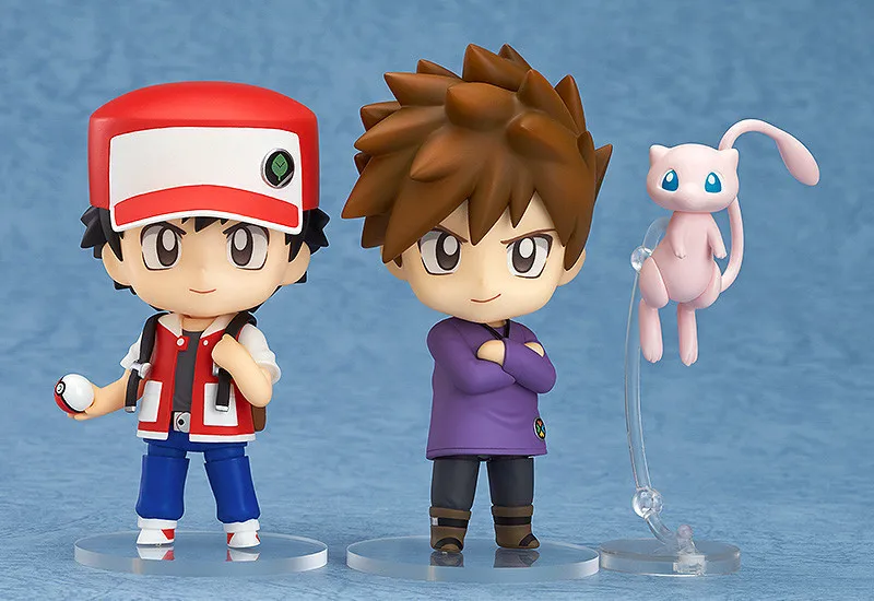 Аниме Nendoroid 612 красный и зеленый Mew 10 см Фигурки игрушки