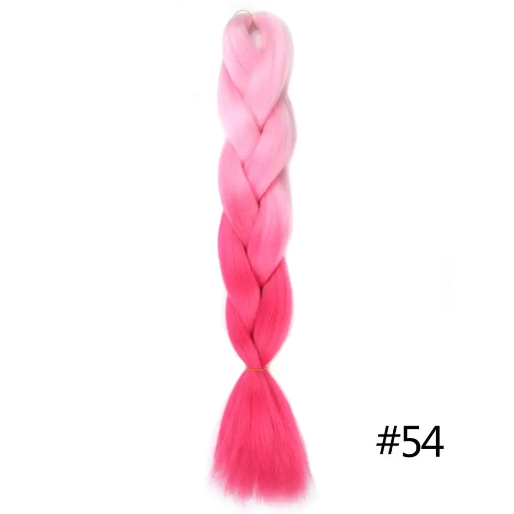 Chorliss 2"(65 см) 613TL. Голубой синтетические волосы для наращивания на крючках косички огромные косички Омбре плетение волос 100 г/упак. 1 шт - Цвет: #31