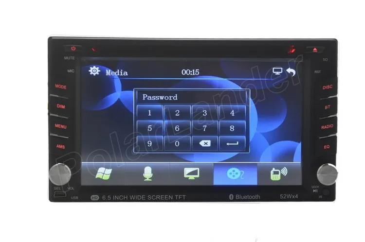 6,5 дюймов 2 din 7 языков FM автомобильный DVD MP4 плеер сенсорный экран Bluetooth Авторадио кассетный плеер Авто ленты