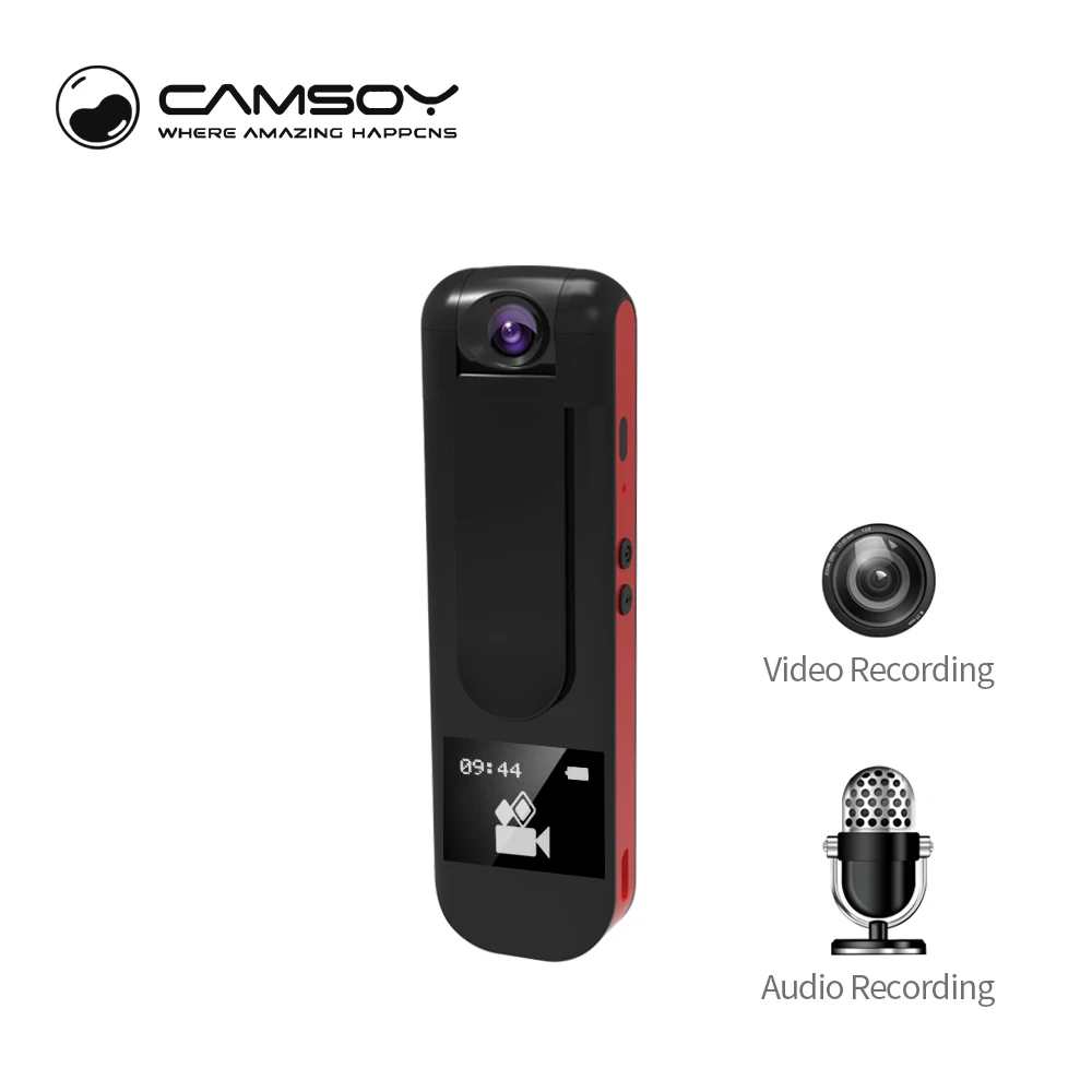 Camsoy 009 Full HD1080P 720 P DVR компактная мини камера с MP3 музыка дисплей экран Домашняя