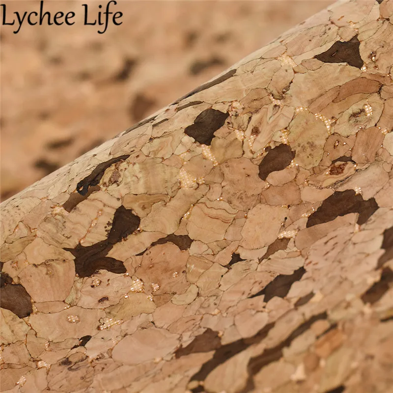 Lychee Life, мягкая пробковая кожаная ткань, искусственная кожа, 29x21 см, набивная кирпичная стена, ткань, сделай сам, современная домашняя одежда, текстиль, Швейные аксессуары