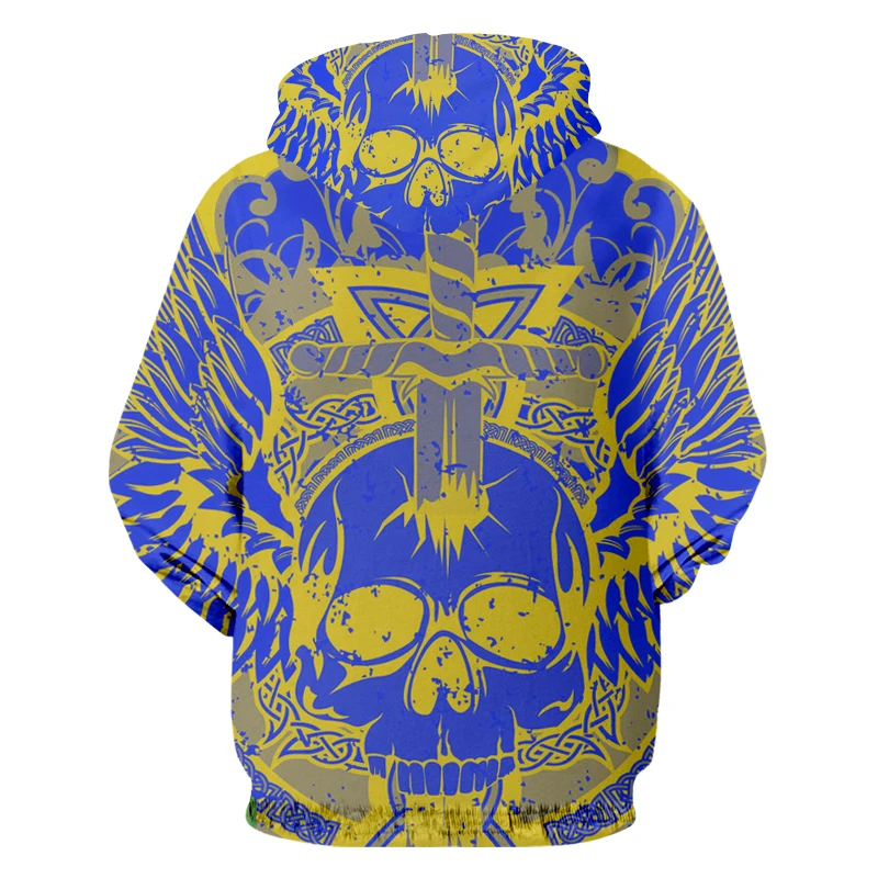 Толстовка CJLM мужская с длинным рукавом Модный пуловер в стиле хип хоп худи рок 3d